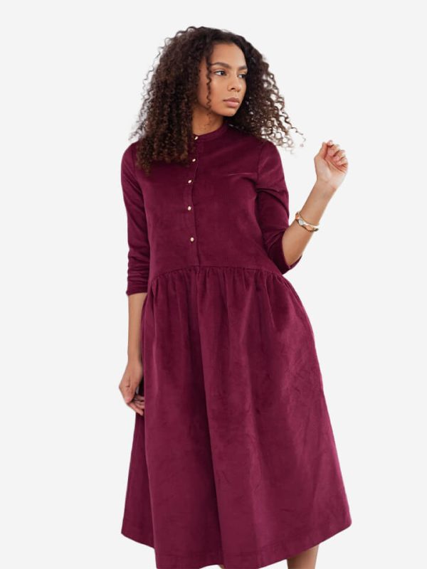 Vestido Meena granate
